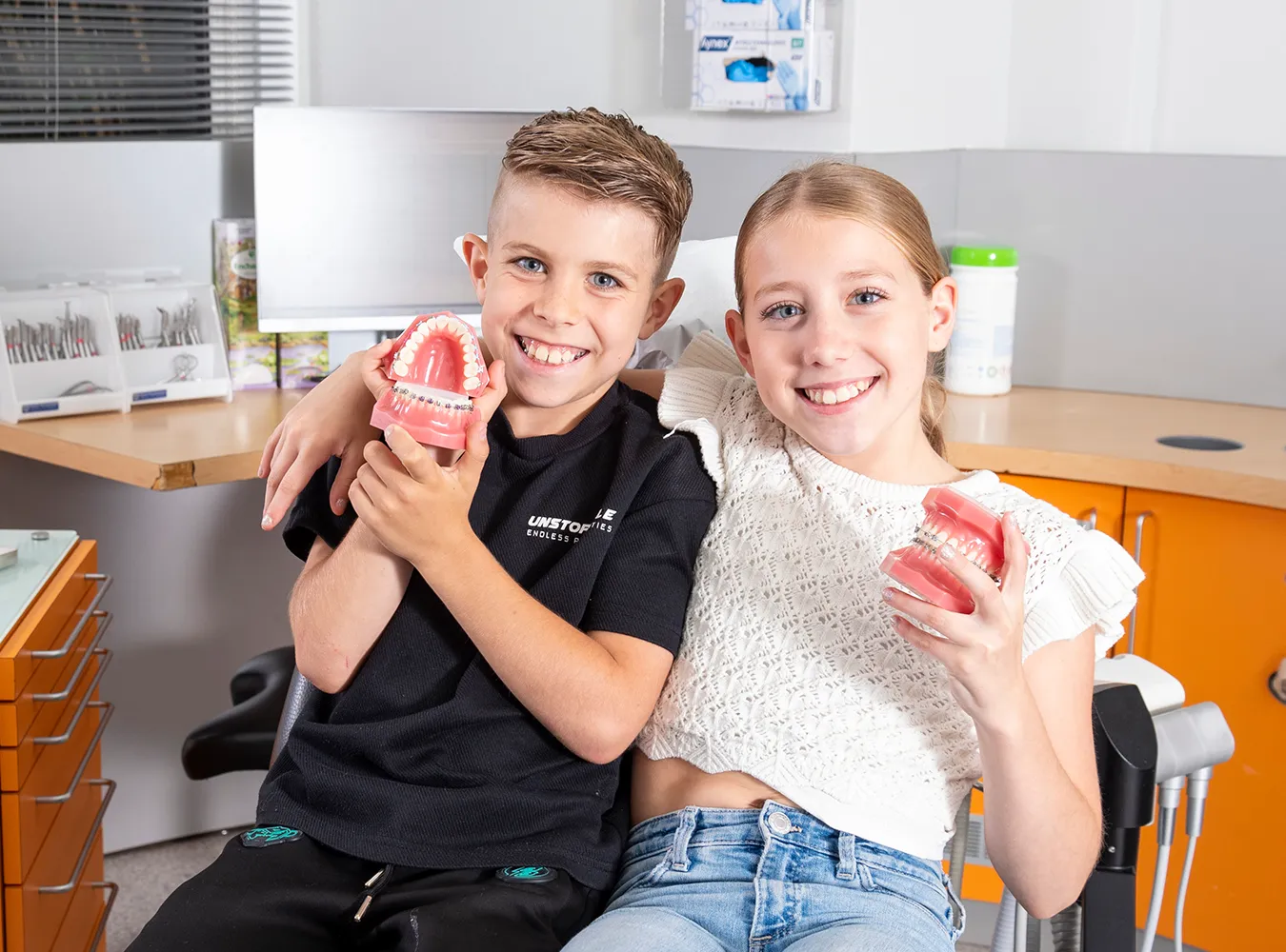 Kinderen met beugels Orthodontiepraktijk Schiedam